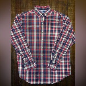 Ralph‎ Lauren Men's Multicolor Plaid Button Down Shirt SZ XL Preppy Ivy League